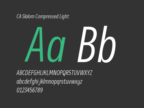 CA Slalom Compressed Light