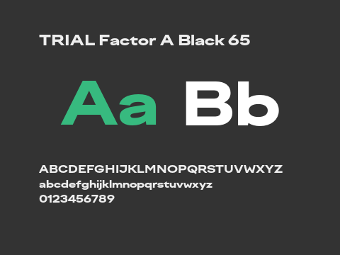 TRIAL Factor A Black 65