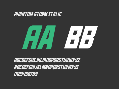 Phantom Storm Italic