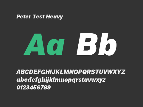 Peter Test Heavy