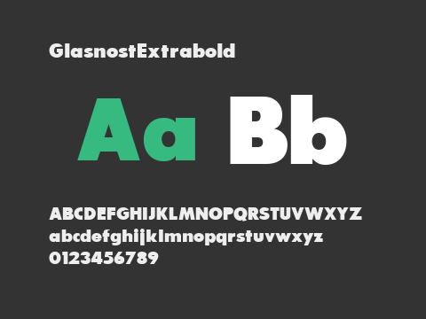 GlasnostExtrabold