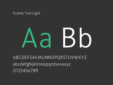 Kranto Text Light