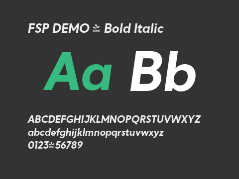 FSP DEMO - Bold Italic