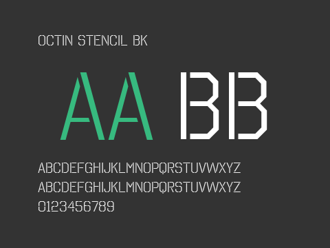 Octin Stencil Bk