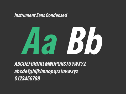 Instrument Sans Condensed