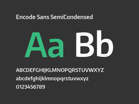 Encode Sans SemiCondensed