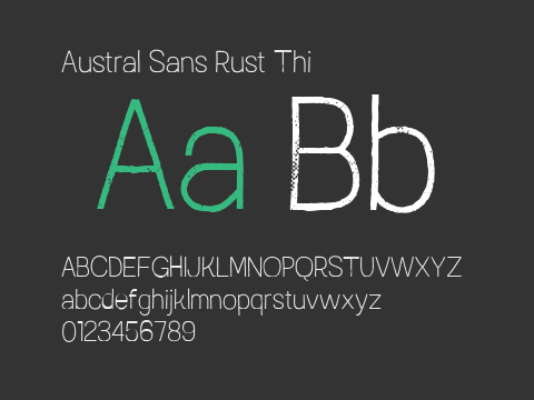 Austral Sans Rust Thi