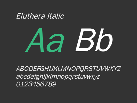 Eluthera Italic