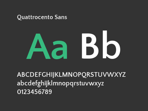 Quattrocento Sans