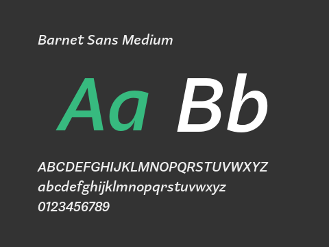 Barnet Sans Medium