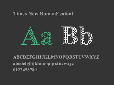 Times New RomanEcofont