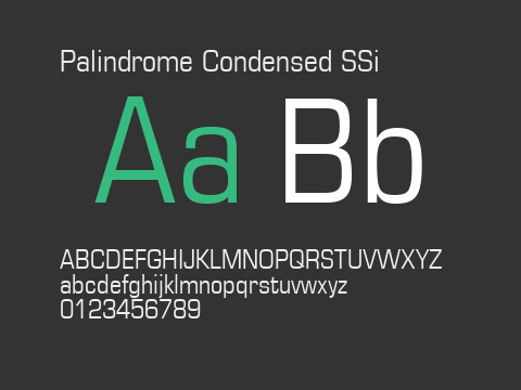 Palindrome Condensed SSi