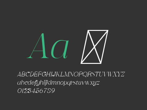 Monema ExtraLight Italic