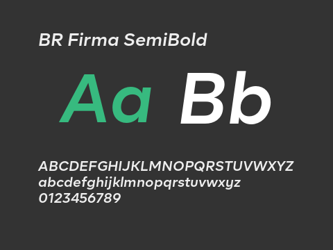 BR Firma SemiBold