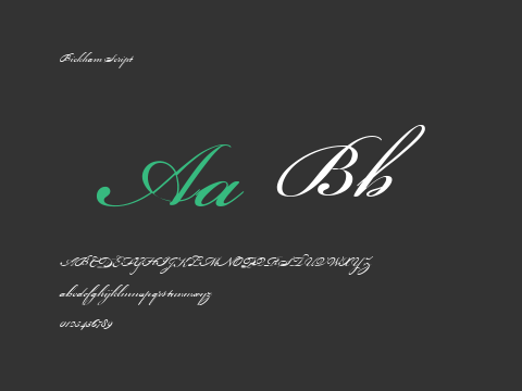 Bickham Script