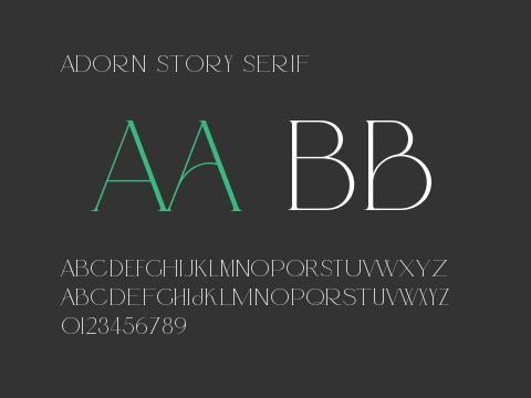 Adorn Story Serif