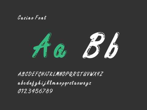 Casino Font