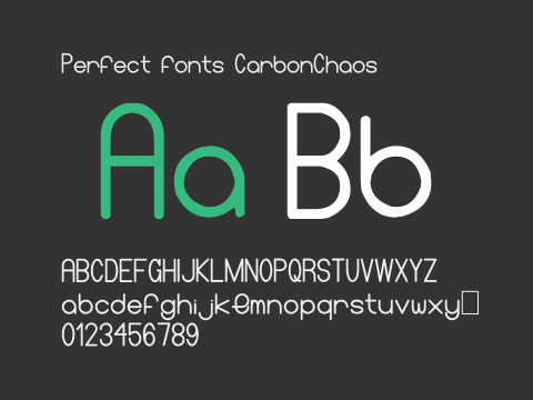 Perfect fonts CarbonChaos