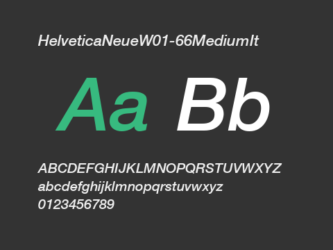 HelveticaNeueW01-66MediumIt