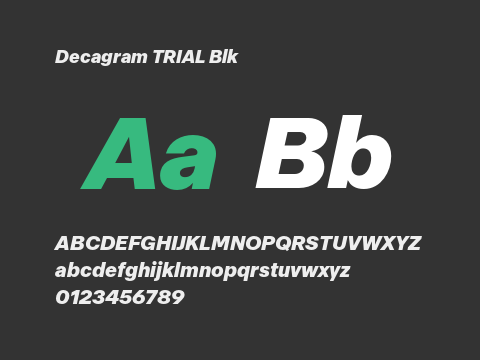 Decagram TRIAL Blk