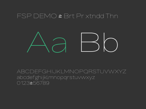 FSP DEMO - Brt Pr xtndd Thn