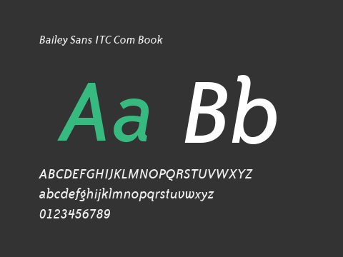 Bailey Sans ITC Com Book