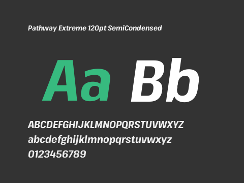 Pathway Extreme 120pt SemiCondensed