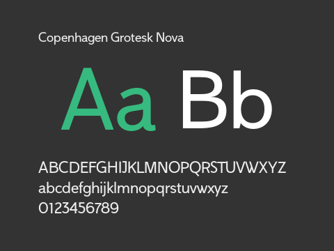 Copenhagen Grotesk Nova