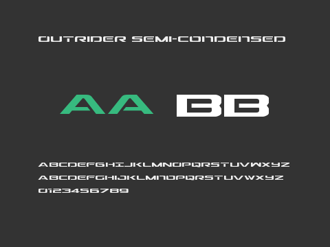 Outrider Semi-Condensed