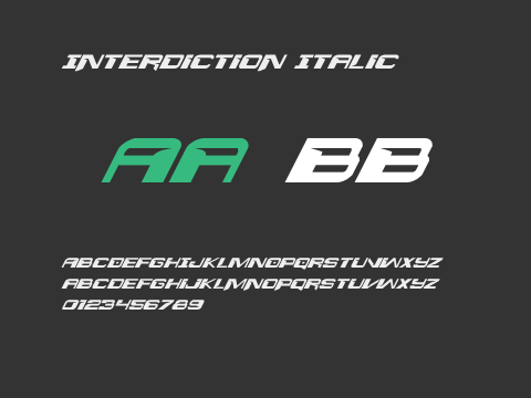 Interdiction Italic