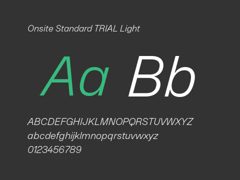 Onsite Standard TRIAL Light