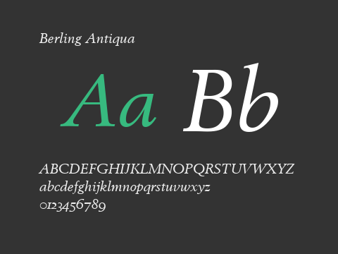 Berling Antiqua