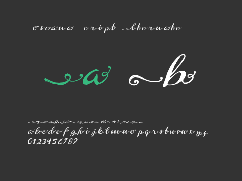 Toscana Script Alternate