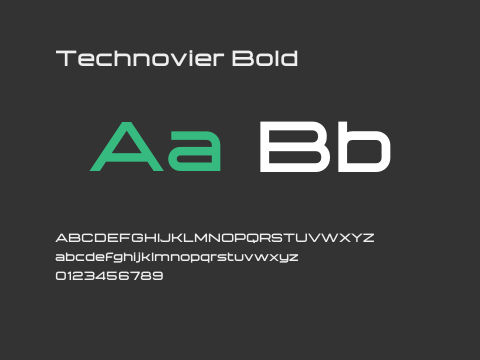 Technovier Bold