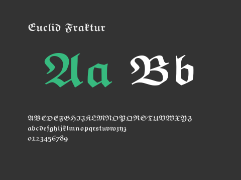 Euclid Fraktur