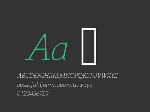 Amstelvar Italic wghtmin