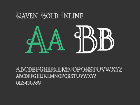 Raven Bold Inline