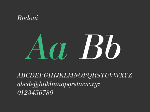 Bodoni