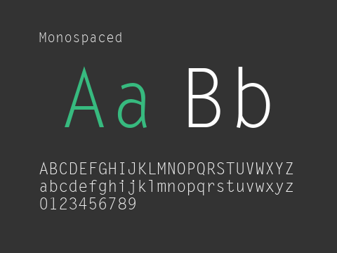 Monospaced