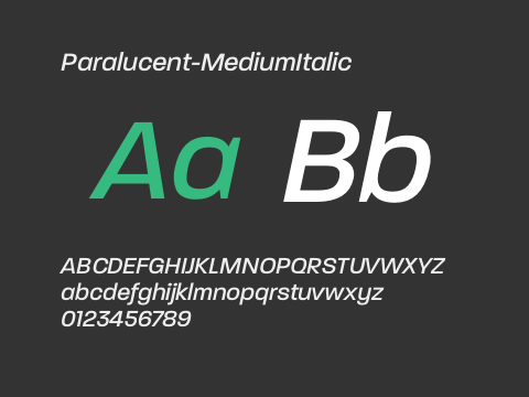 Paralucent-MediumItalic