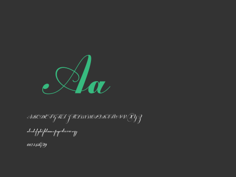 The Calligraphy Font