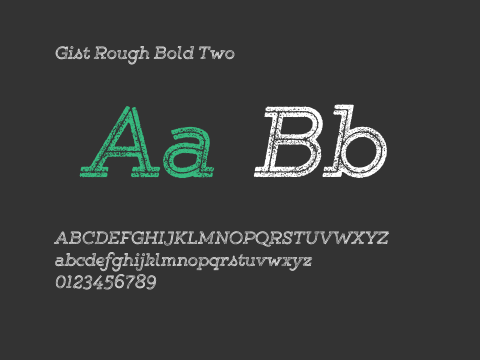 Gist Rough Bold Two