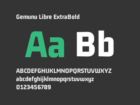 Gemunu Libre ExtraBold