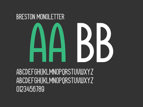 BRESTON MONOLETTER