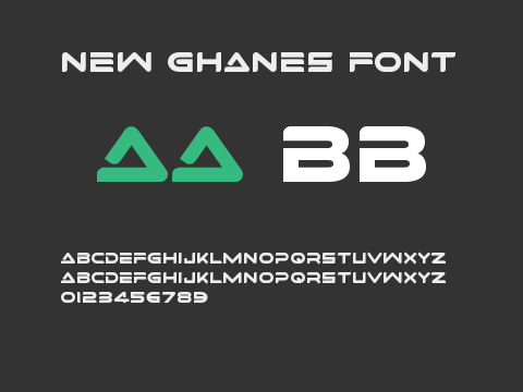 New Ghanes Font