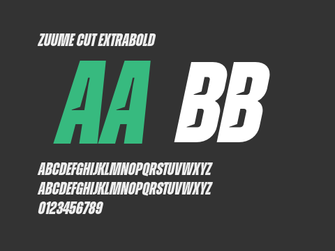 Zuume Cut ExtraBold