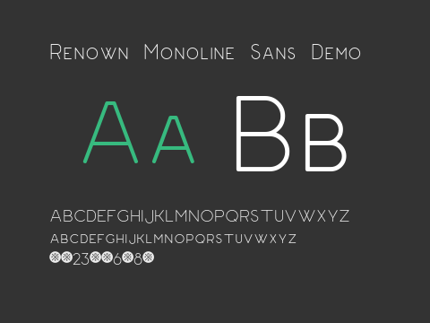 Renown Monoline Sans Demo