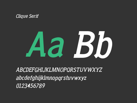 Clique Serif