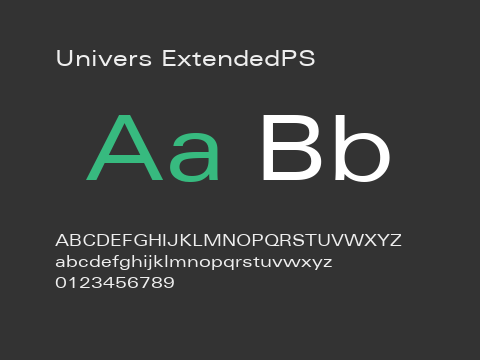 Univers ExtendedPS