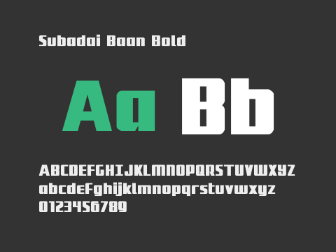 Subadai Baan Bold